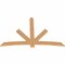 Ekena Millwork Alberta Smooth Timber Gable Bracket, Western Red Cedar, 84"W x 56"H x 1 1/2"D x 5 1/2"F, 16/12 Pitch GBW084X56X0206ALB00SWR - alternate 5